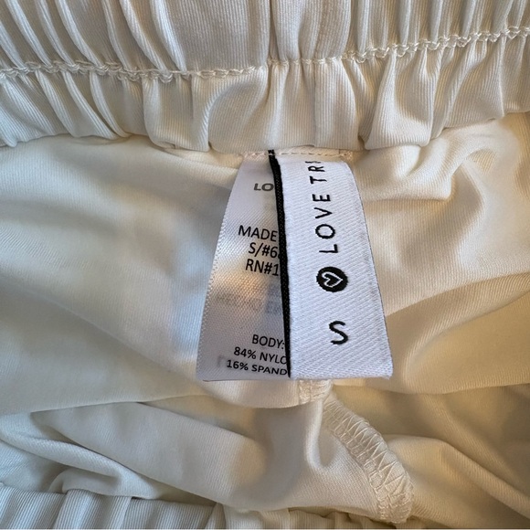 Love Tree Two In One White Drawstring Active Skort Small - Picture 6 of 6